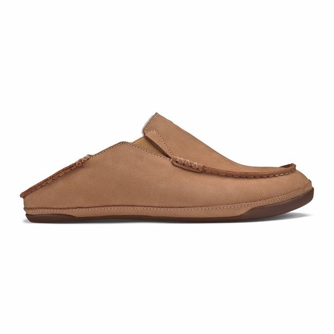 Olukai Men's Kipuka Hulu Slipper - Natural US821-059